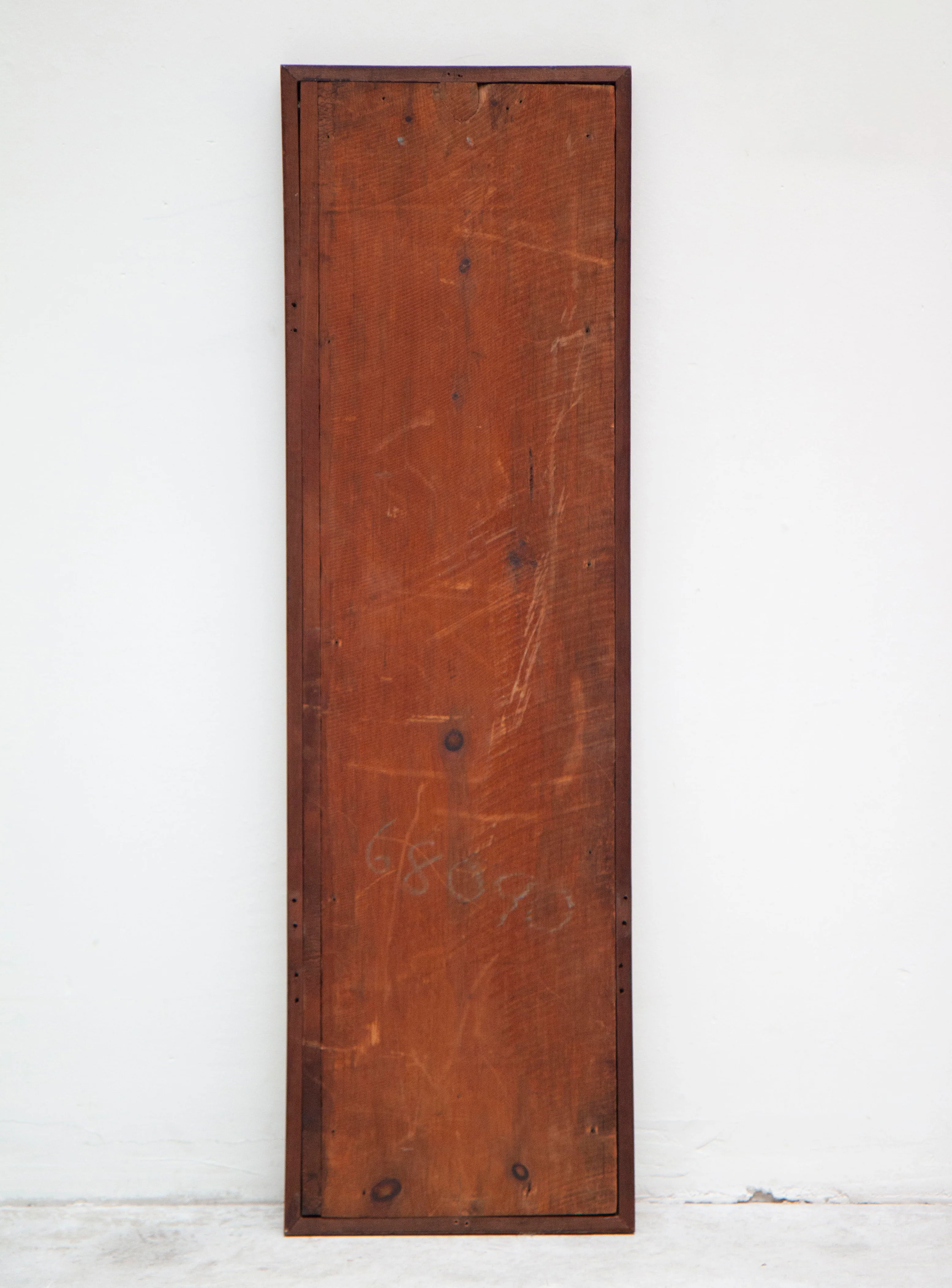 Antique Rectangular Floor Mirror - Image 9