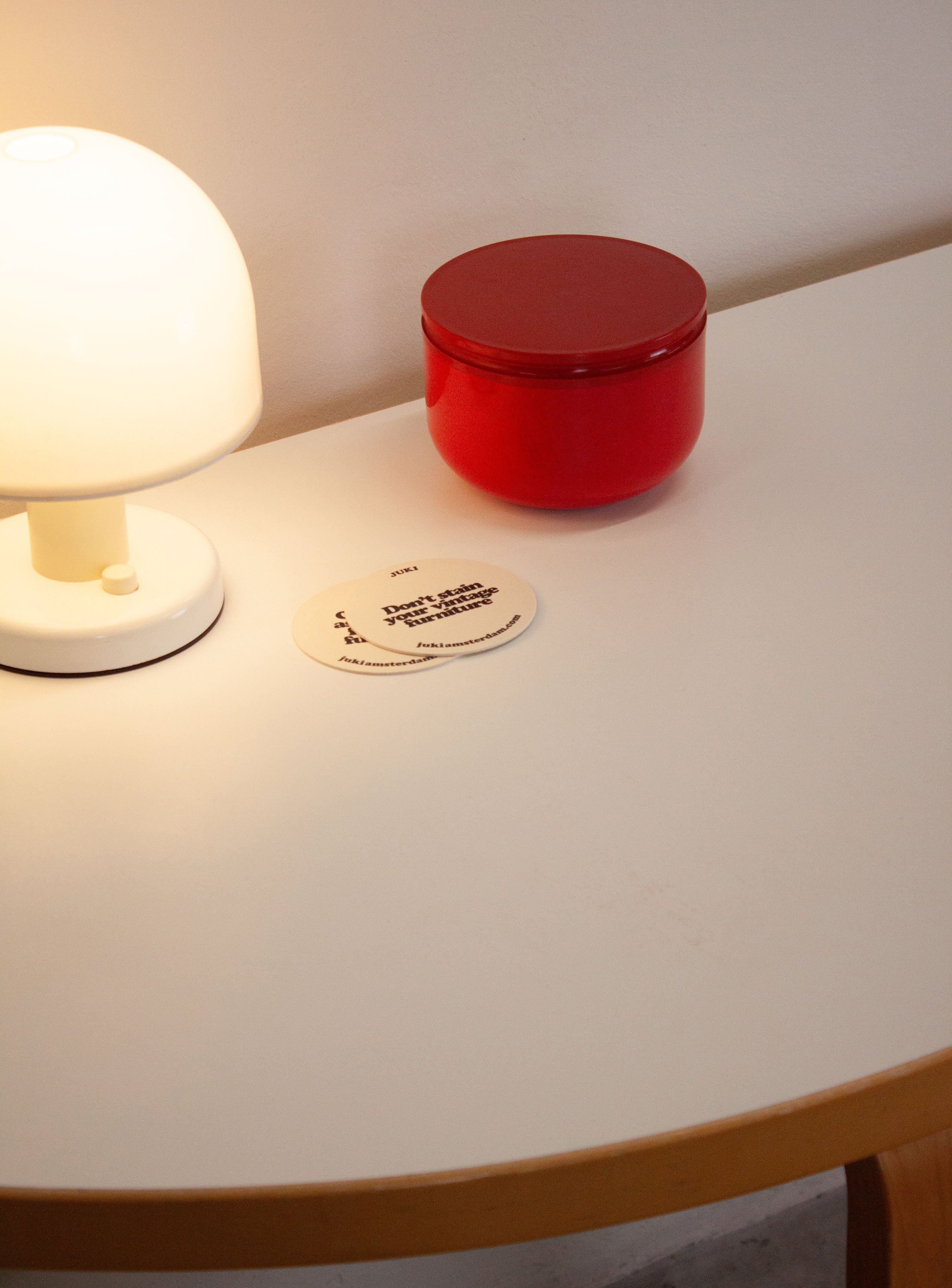 Artek Model 95 Half Round Dining Table by Alvar Aalto (White) - Image 29