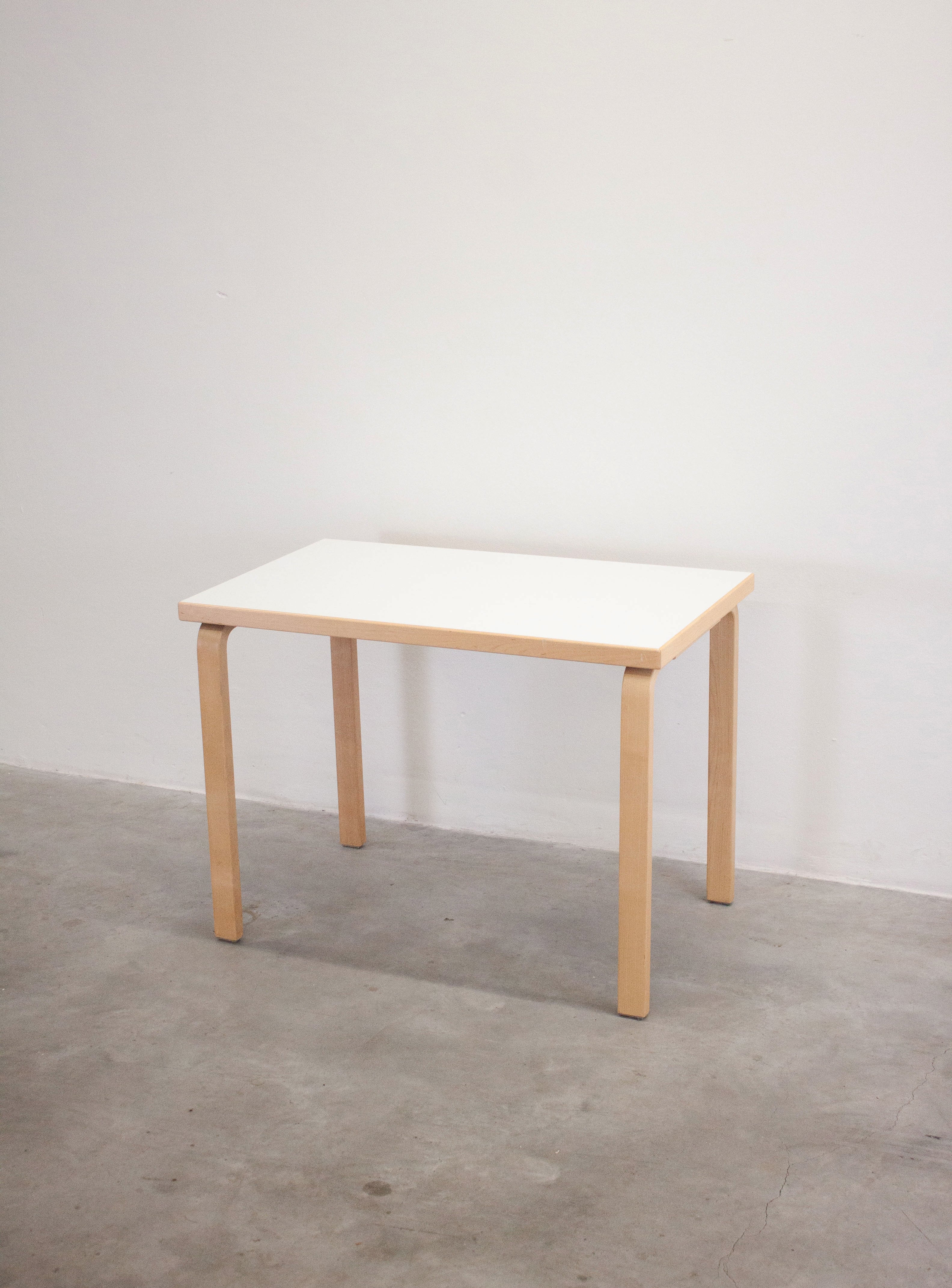 Artek Dining Table or Desk by Alvar Aalto (White) - Image 4