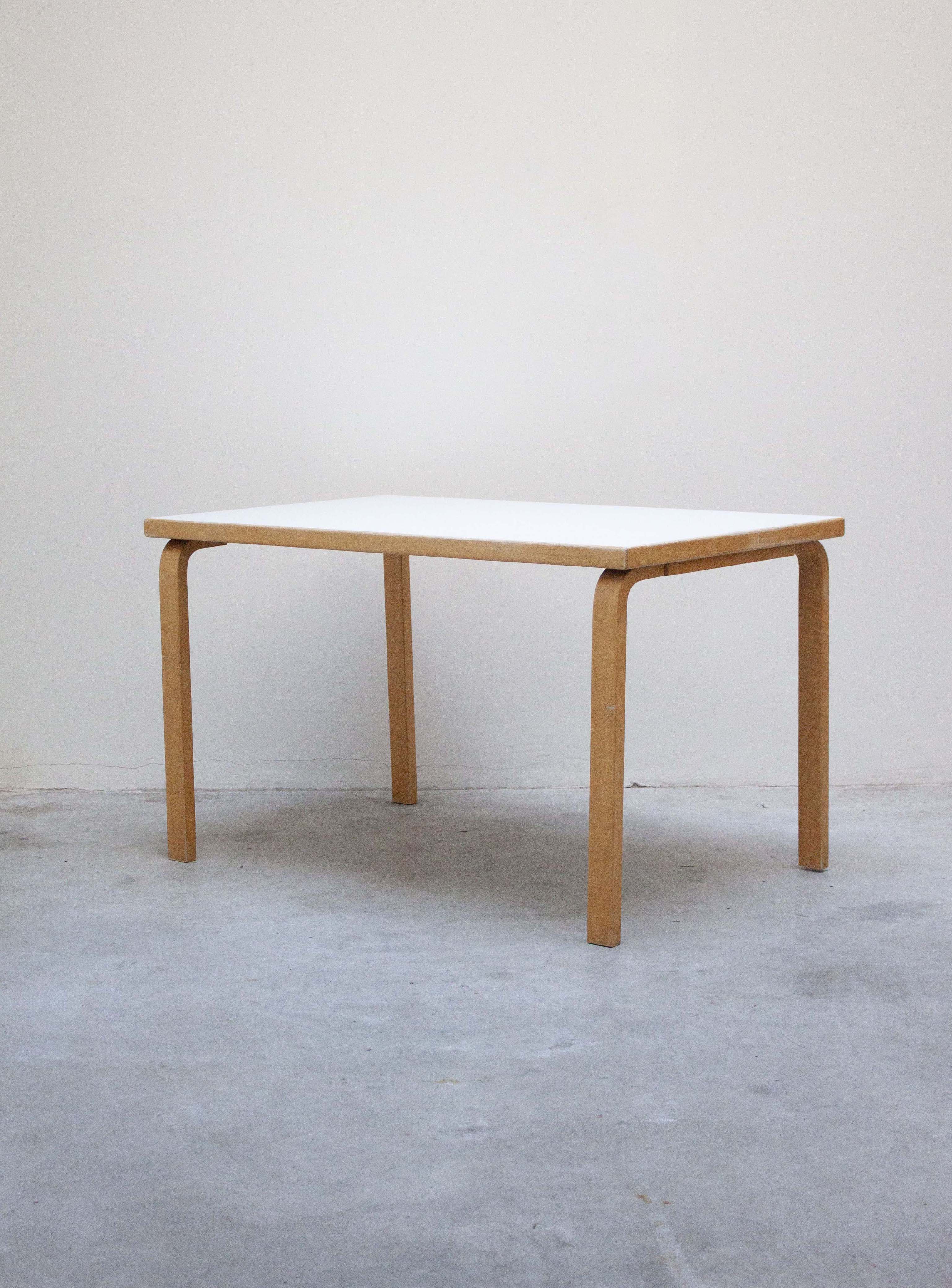 Artek Model 81B Dining Table by Alvar Aalto (White)