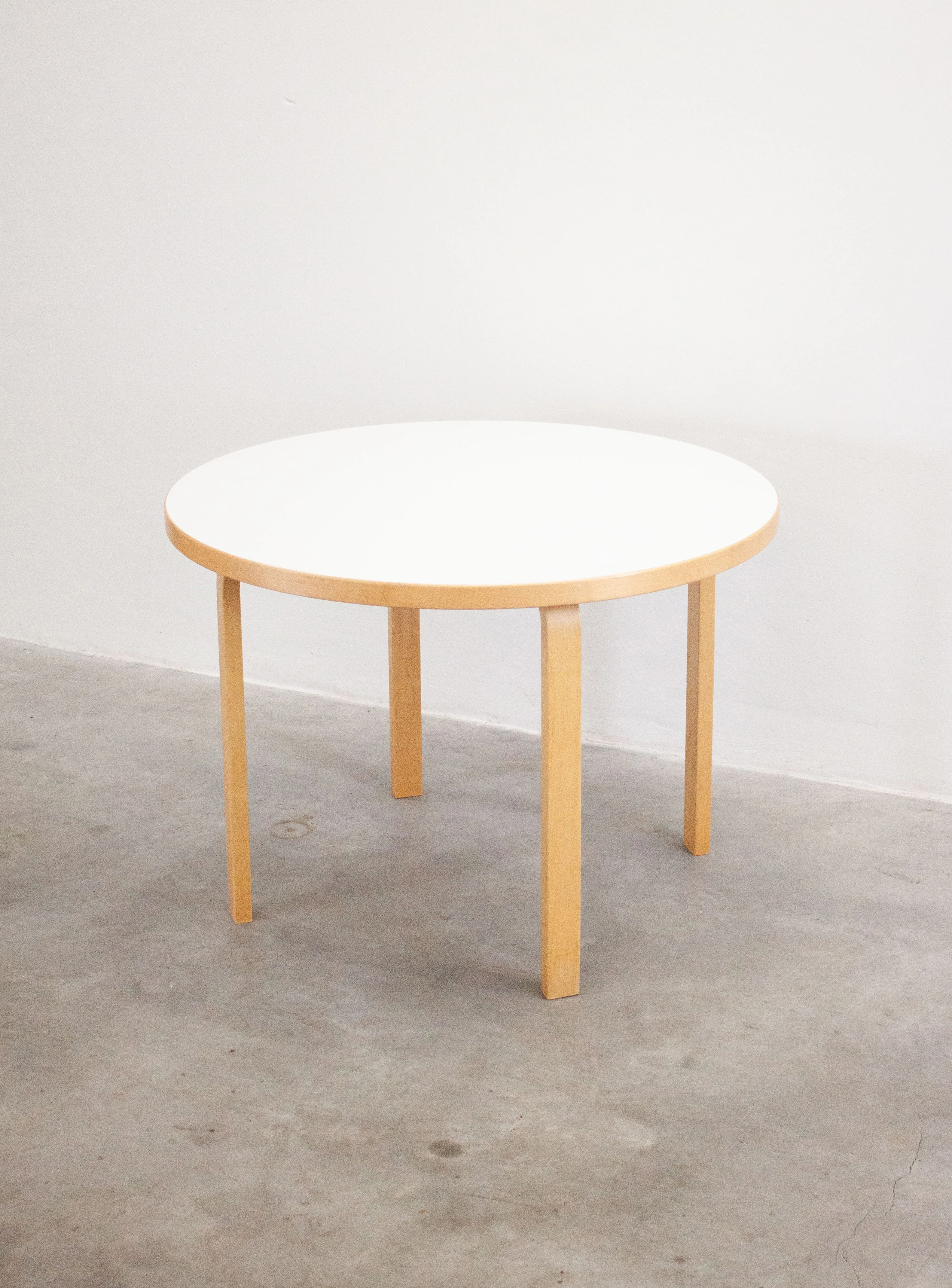 Artek Model 90A Dining Table by Alvar Aalto (White) - Image 5