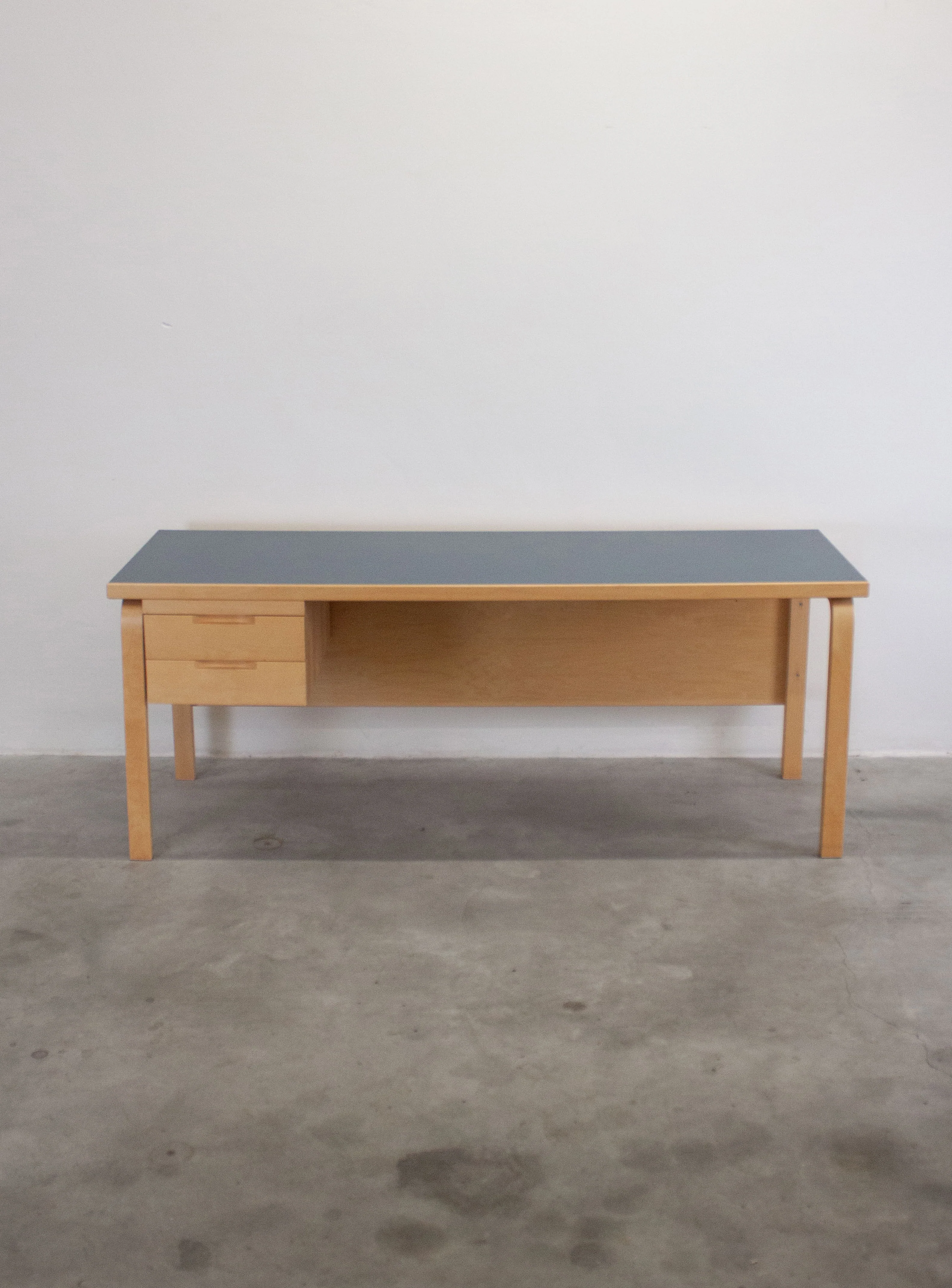 Artek Writing Desk by Alvar Aalto (Blue)