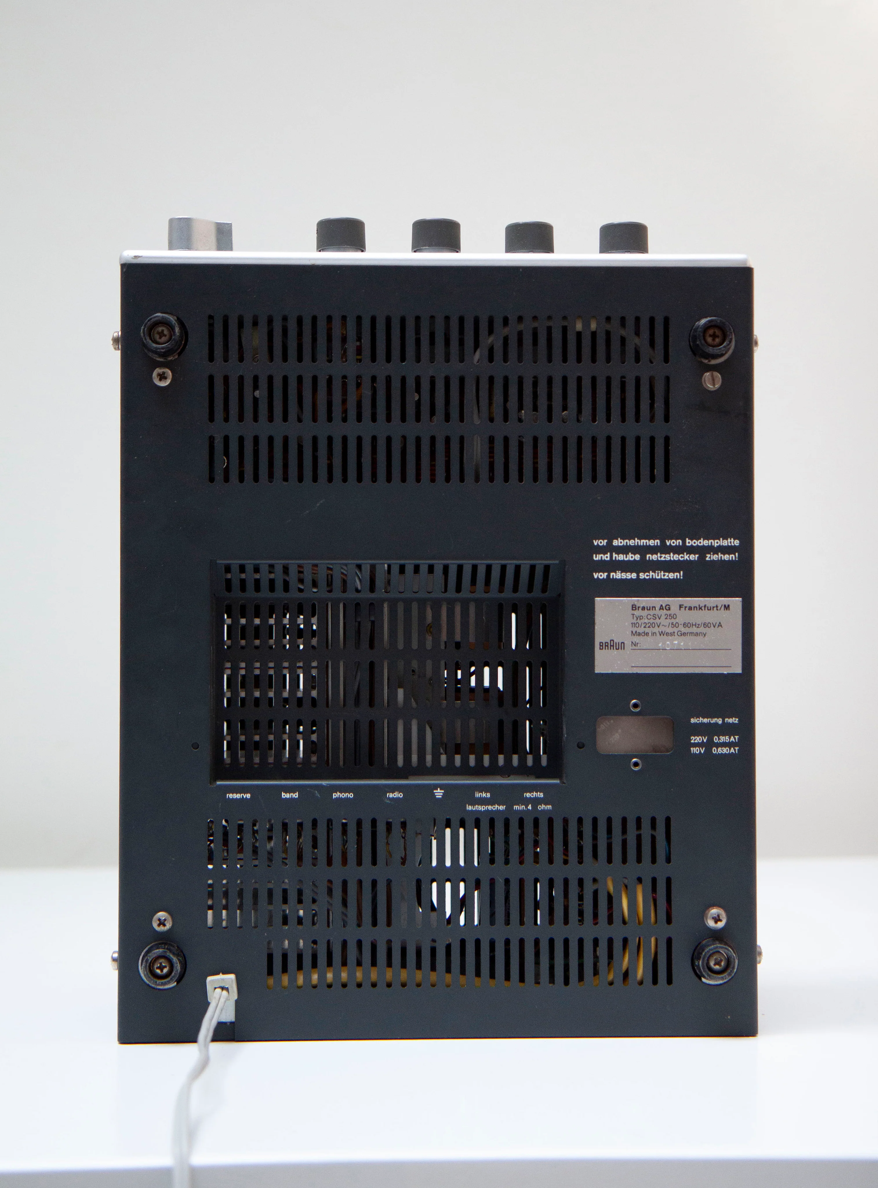 Braun Hifi Set CSV-250, CE-500, PS-400 & L480/1 by Dieter Rams - Image 25