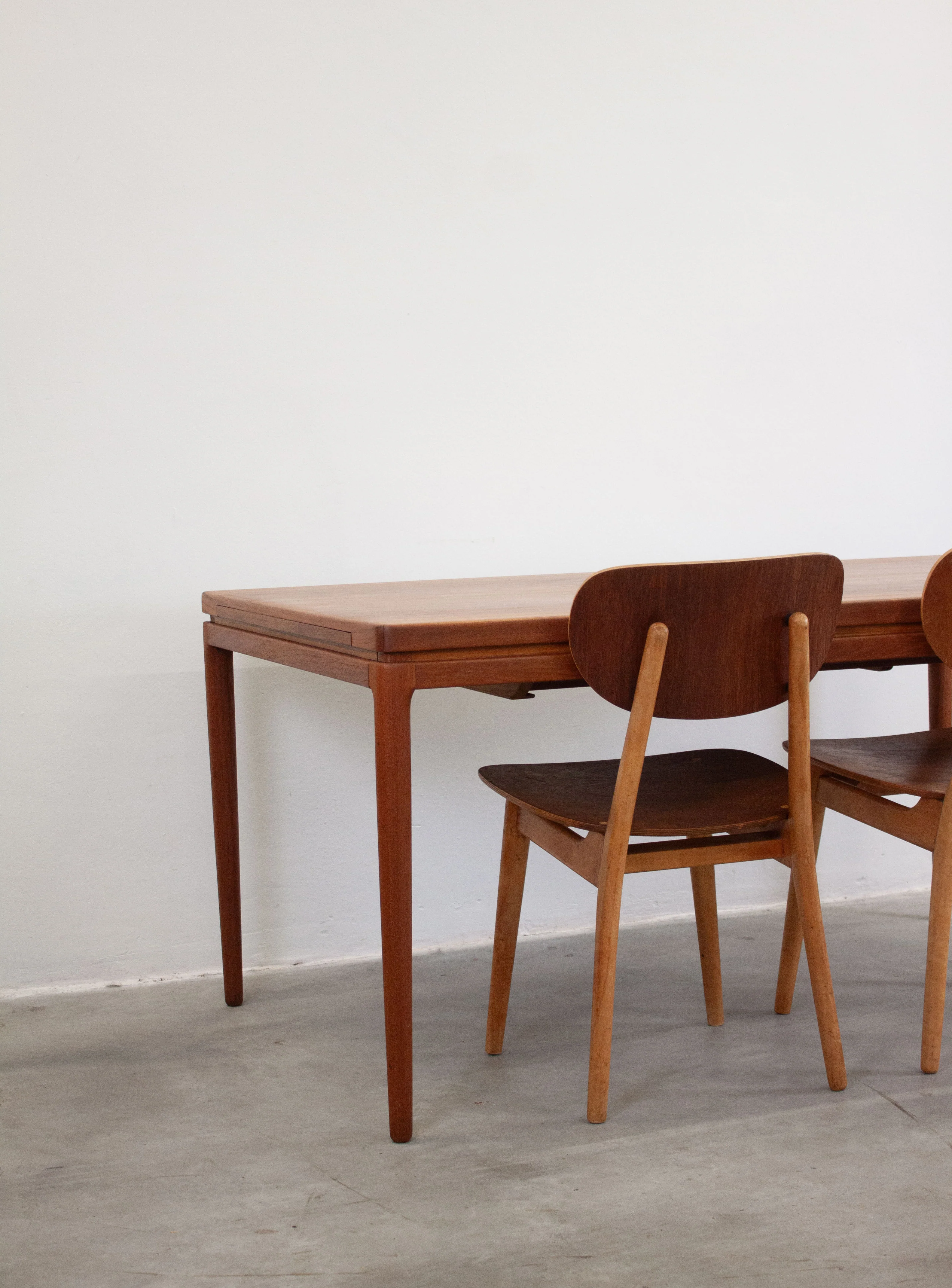 Christian Linneberg Double Extending Dining Table by Johannes Andersen (Teak) - Image 24