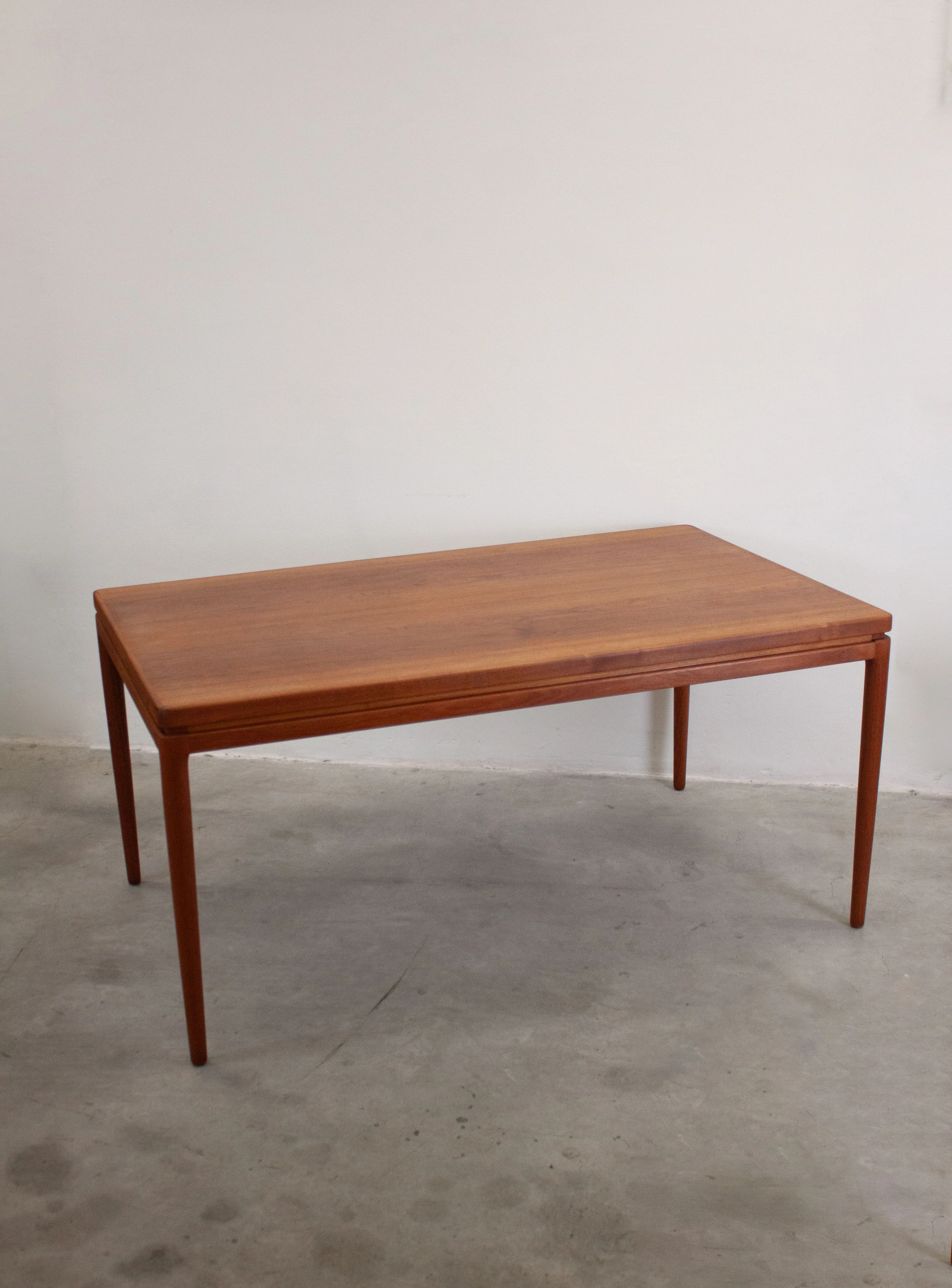 Christian Linneberg Double Extending Dining Table by Johannes Andersen (Teak) - Image 6