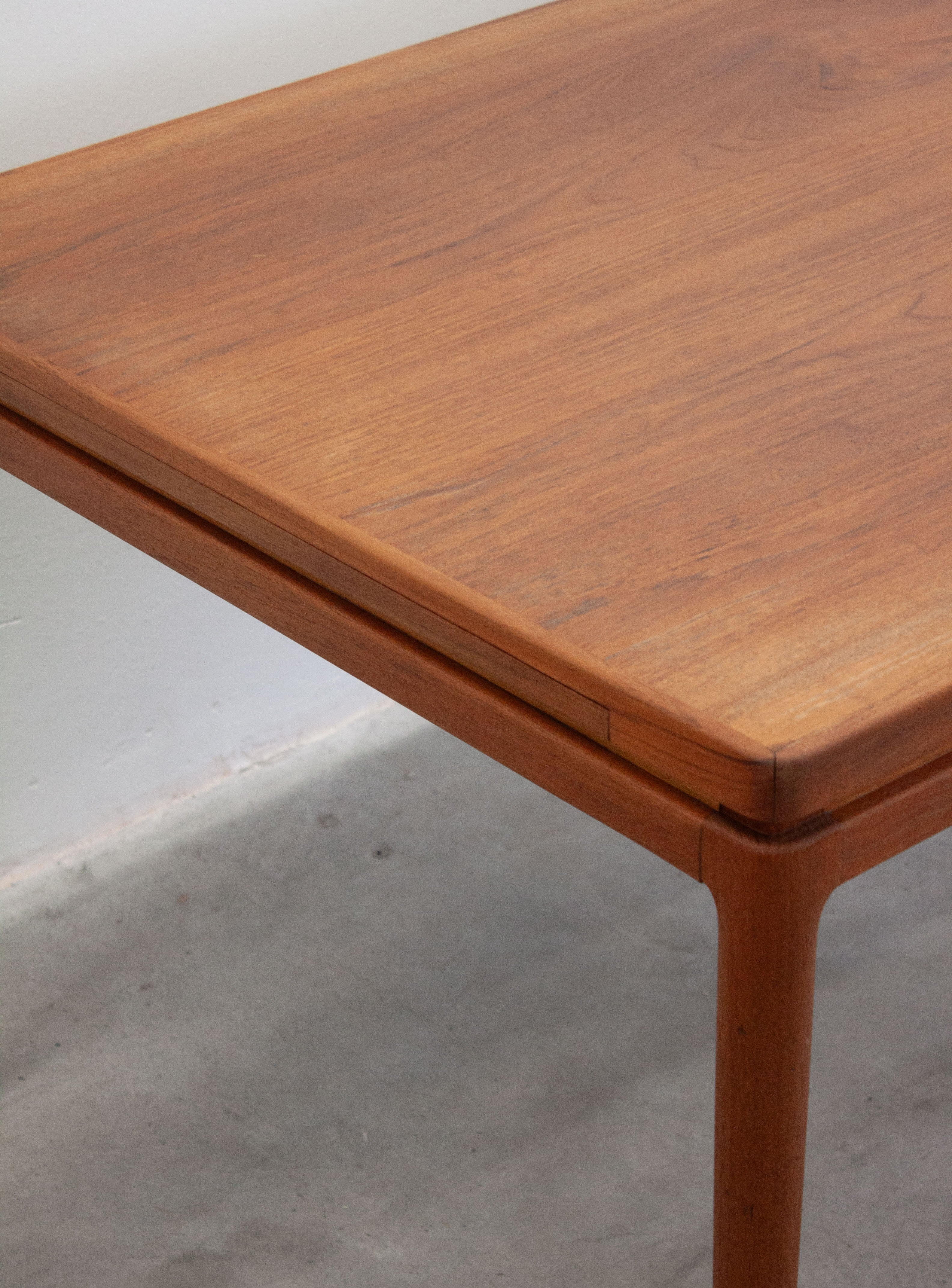 Christian Linneberg Double Extending Dining Table by Johannes Andersen (Teak) - Image 8