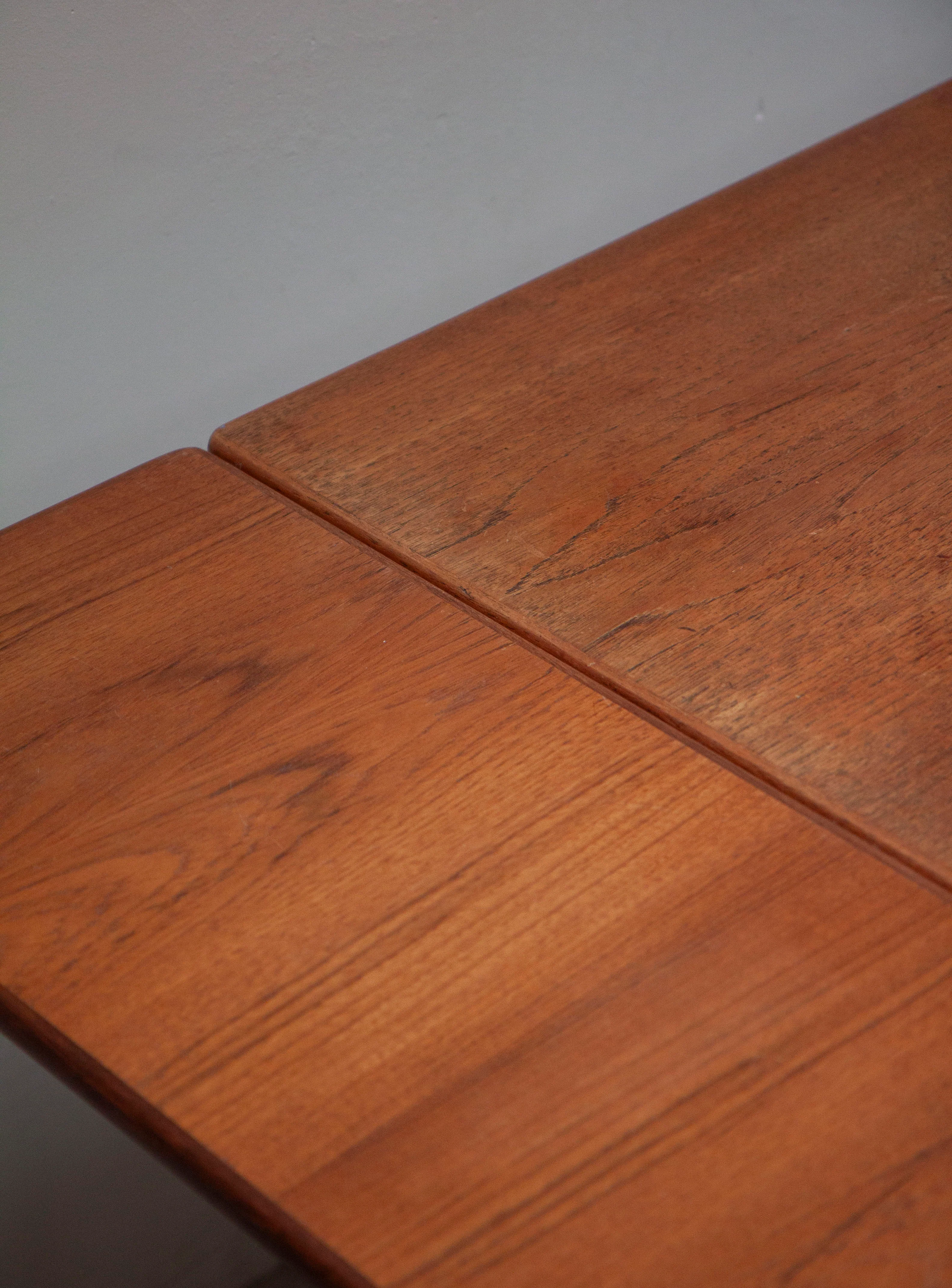 Danish Extendable Dining Table (Teak) - Image 12