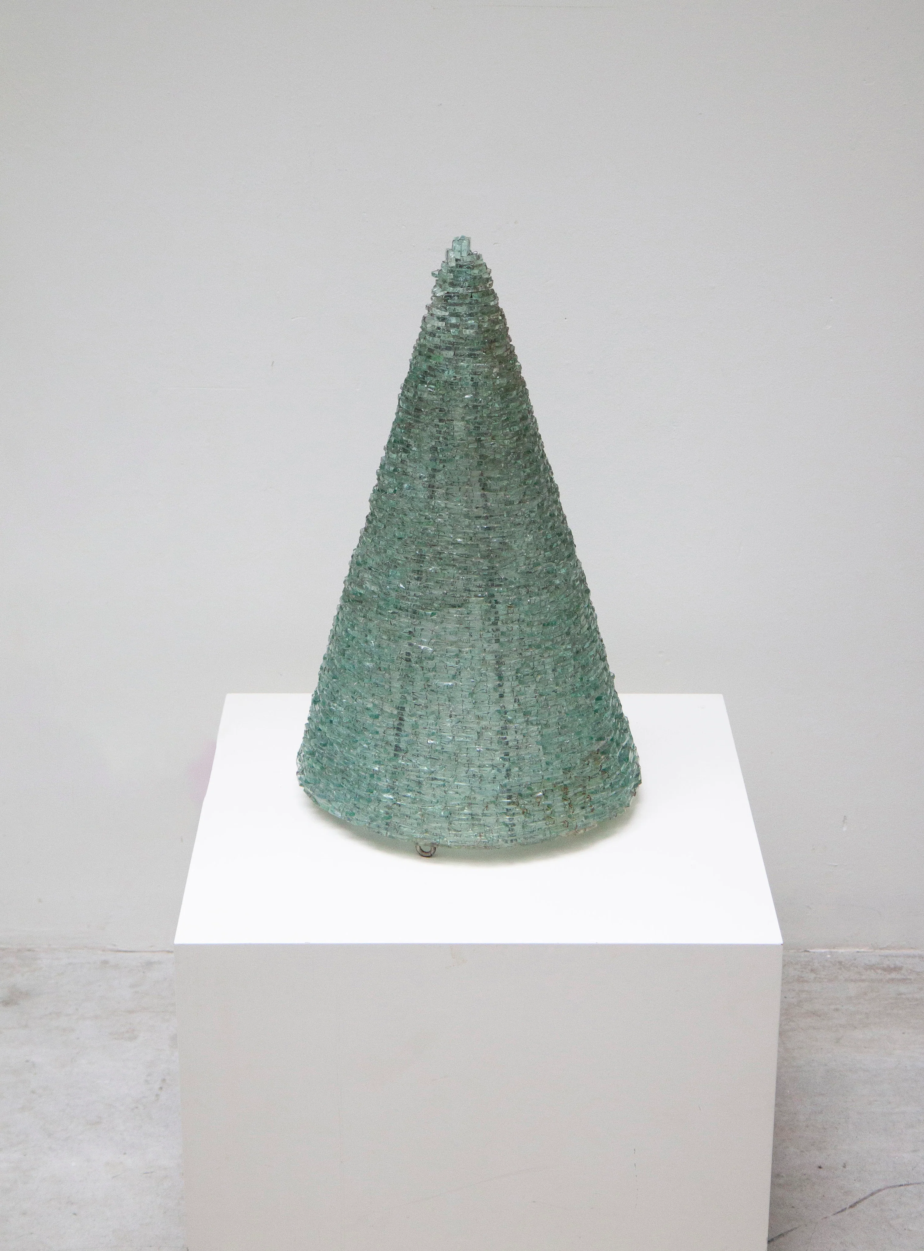 Glass Pyramid Table or Floor Lamp - Image 3