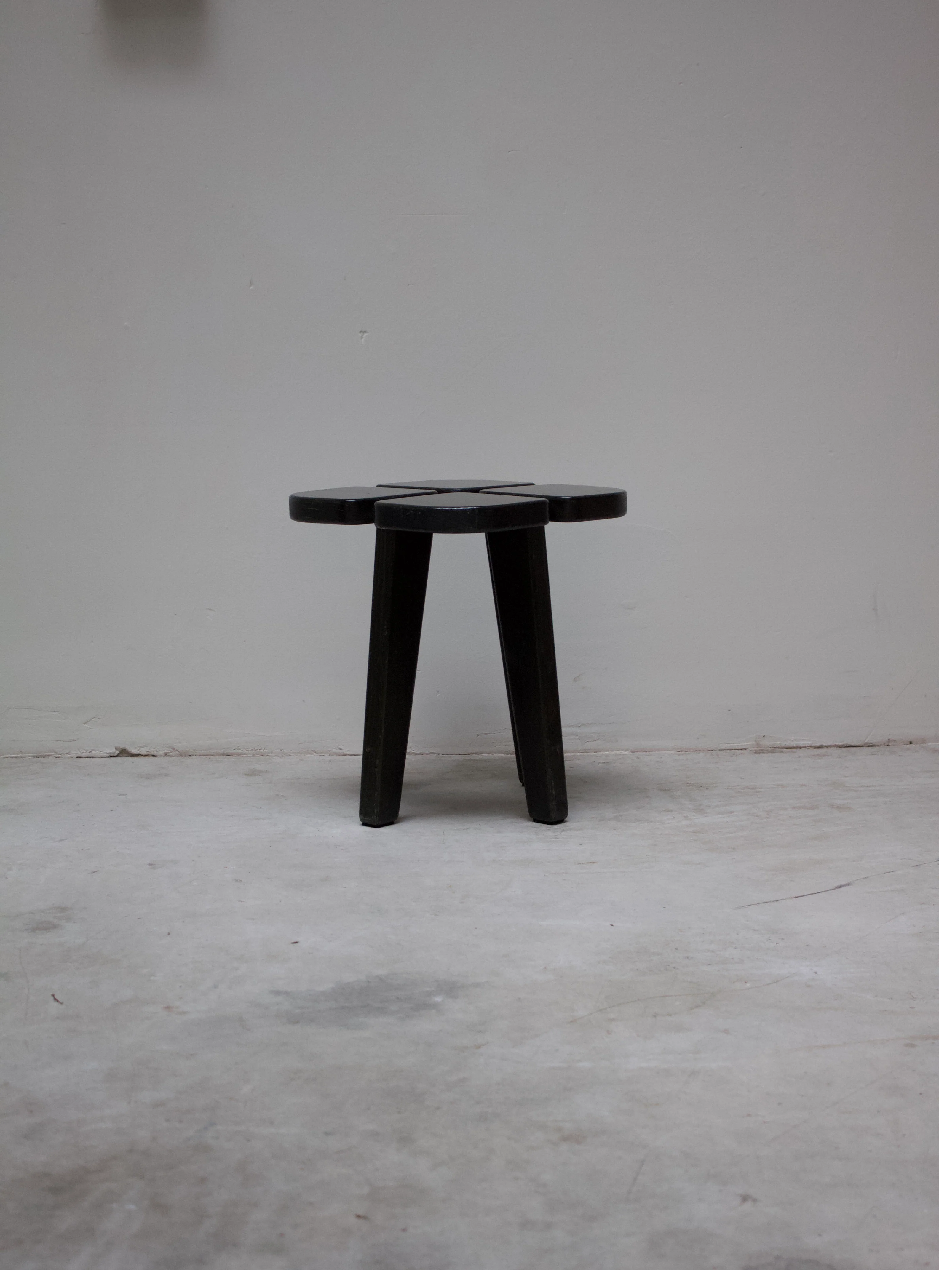 Keravan Puusepäntehdas Apila Stool by Rauni Peippo (Dark Green) - Image 6