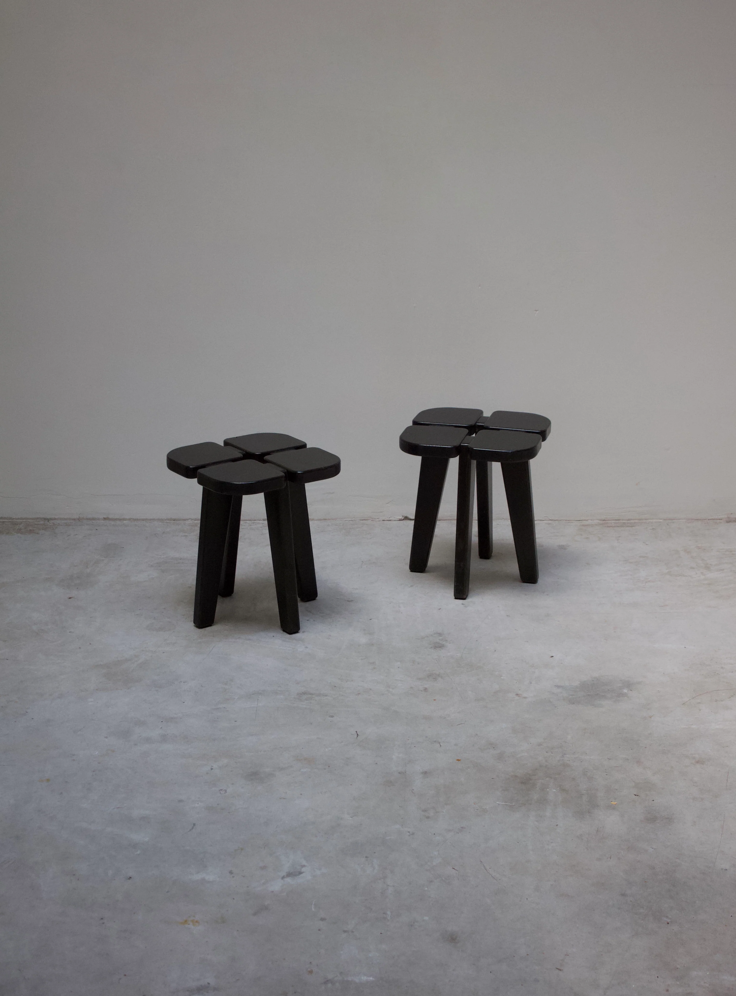 Keravan Puusepäntehdas Apila Stool by Rauni Peippo (Dark Green) - Image 8