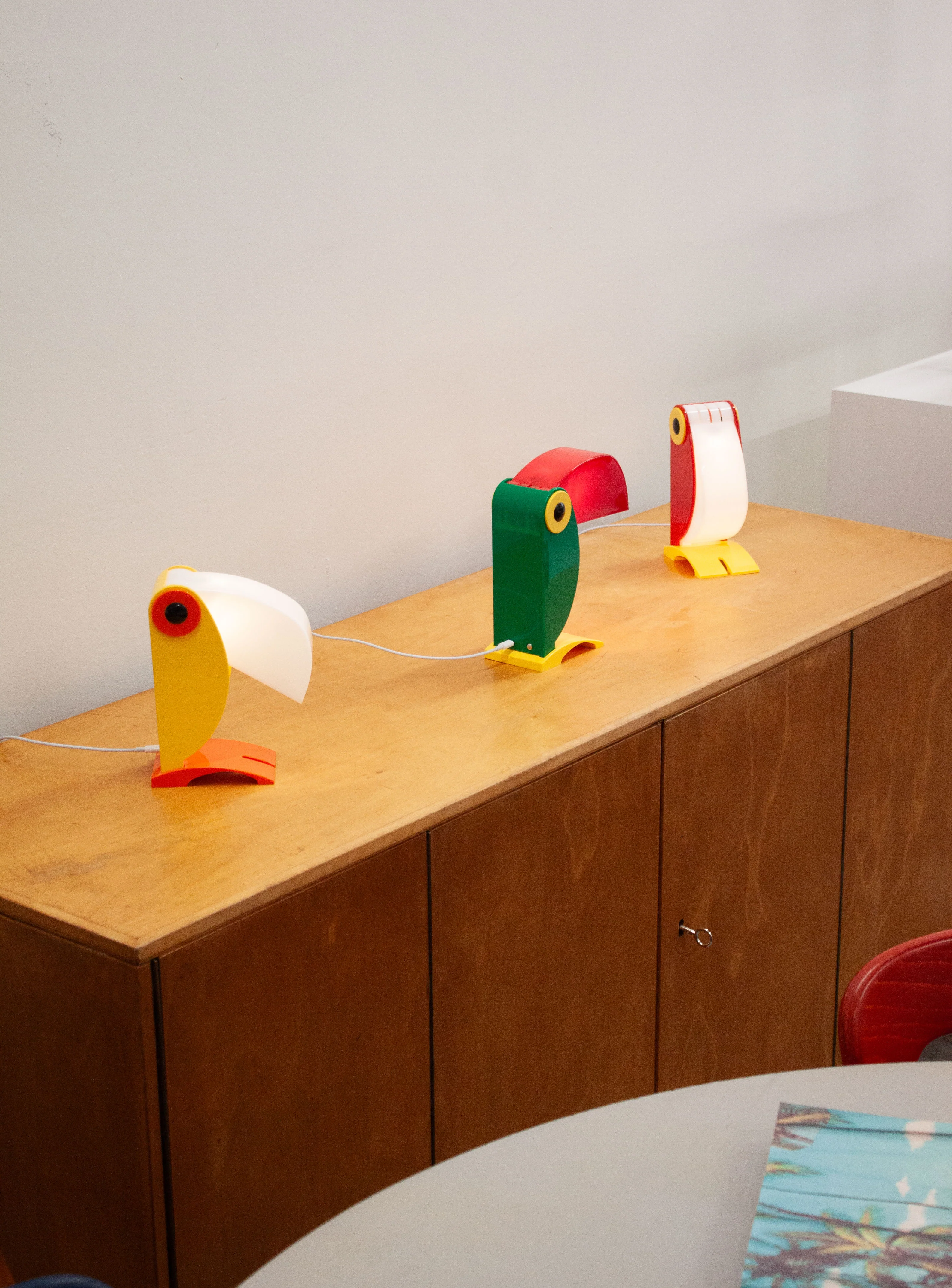 Linea Zero Toucan Desk Lamp by Enea Ferrari (Red) - Image 23
