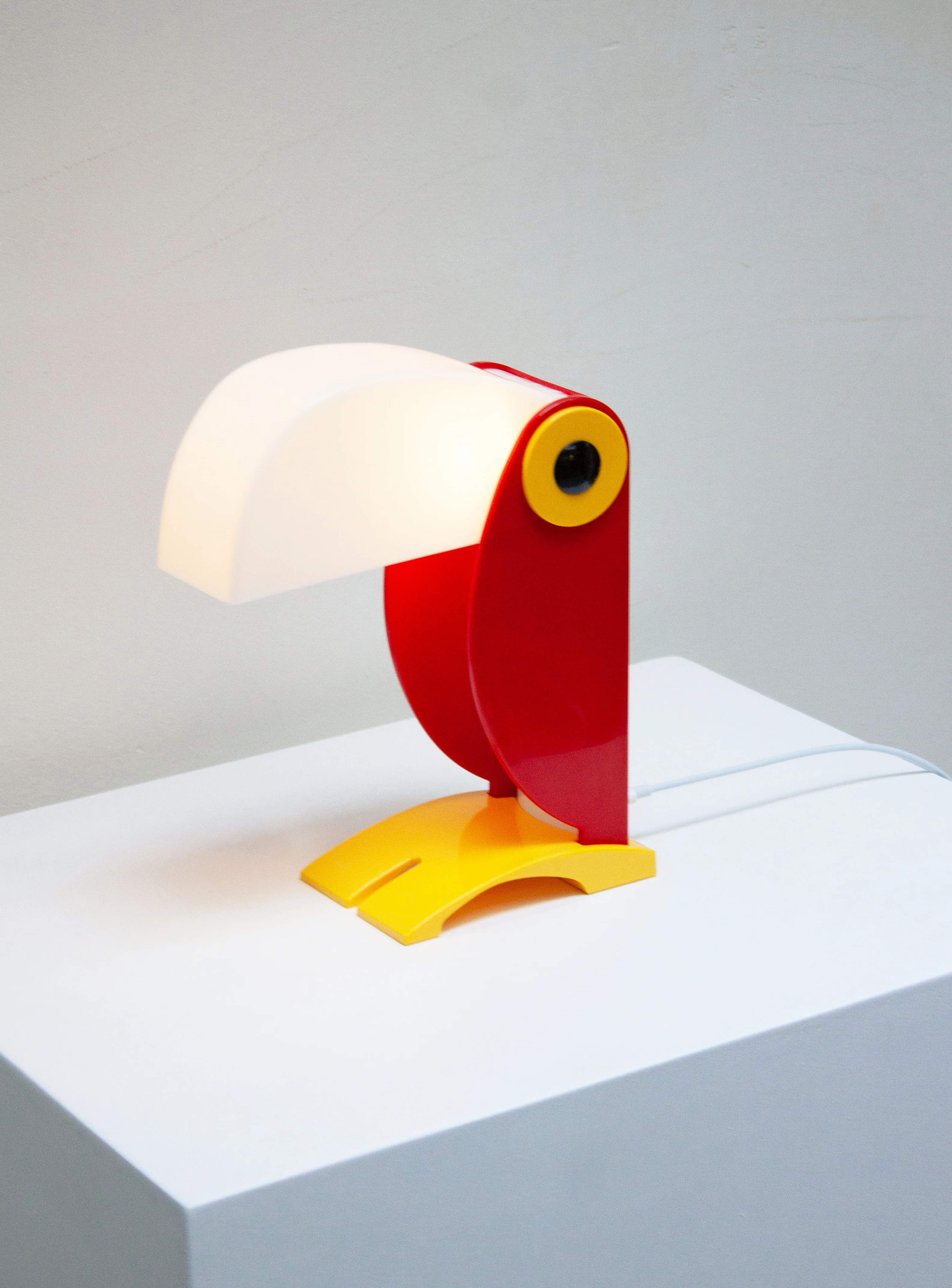 Linea Zero Toucan Desk Lamp by Enea Ferrari (Red) - Image 9