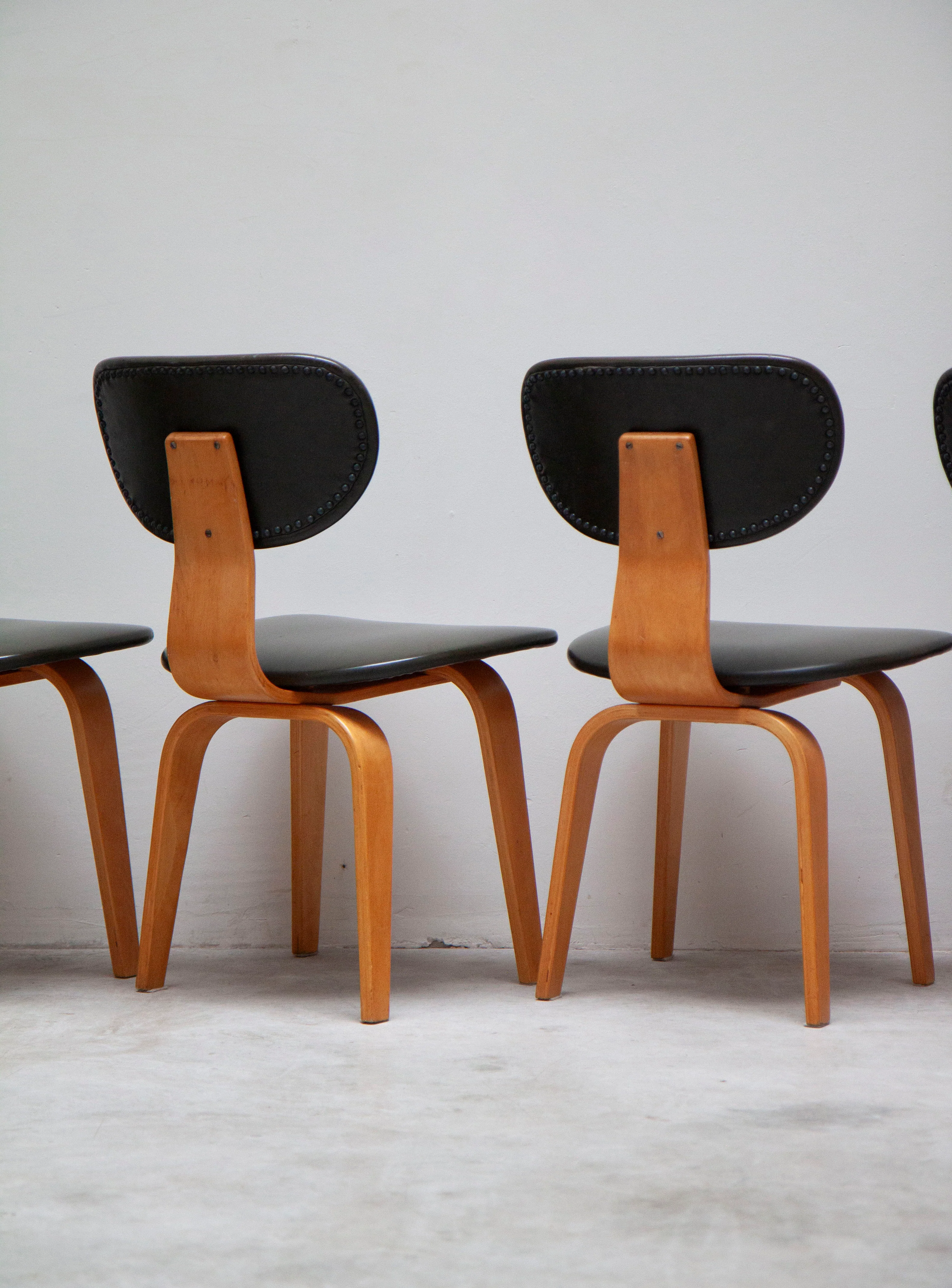 Pastoe SB03 Dining Chairs by Cees Braakman (Dark Olive) - Image 16