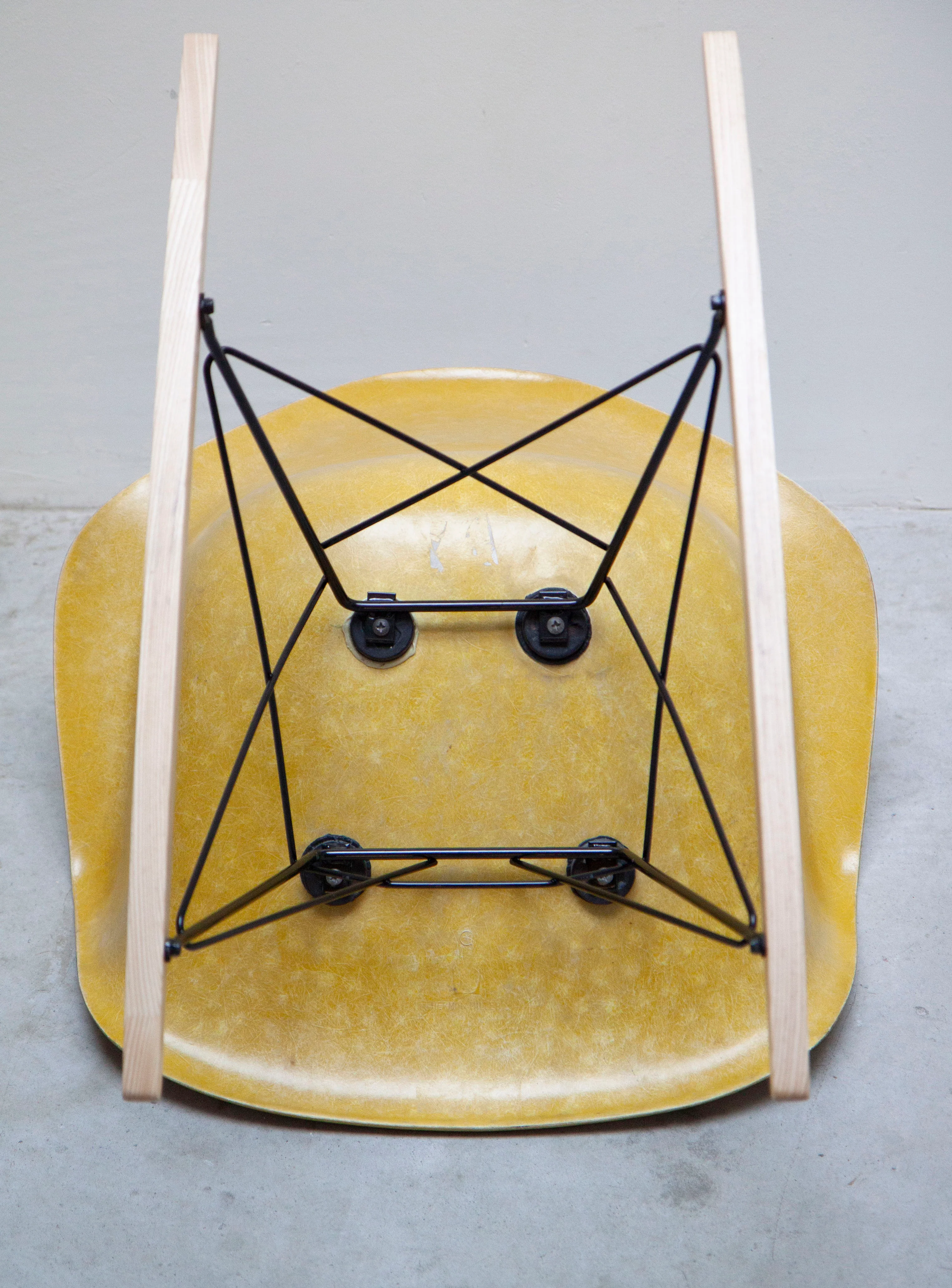 Herman Miller RAR Rocking Chair by Charles & Ray Eames (Brilliant Yellow) - Image 14